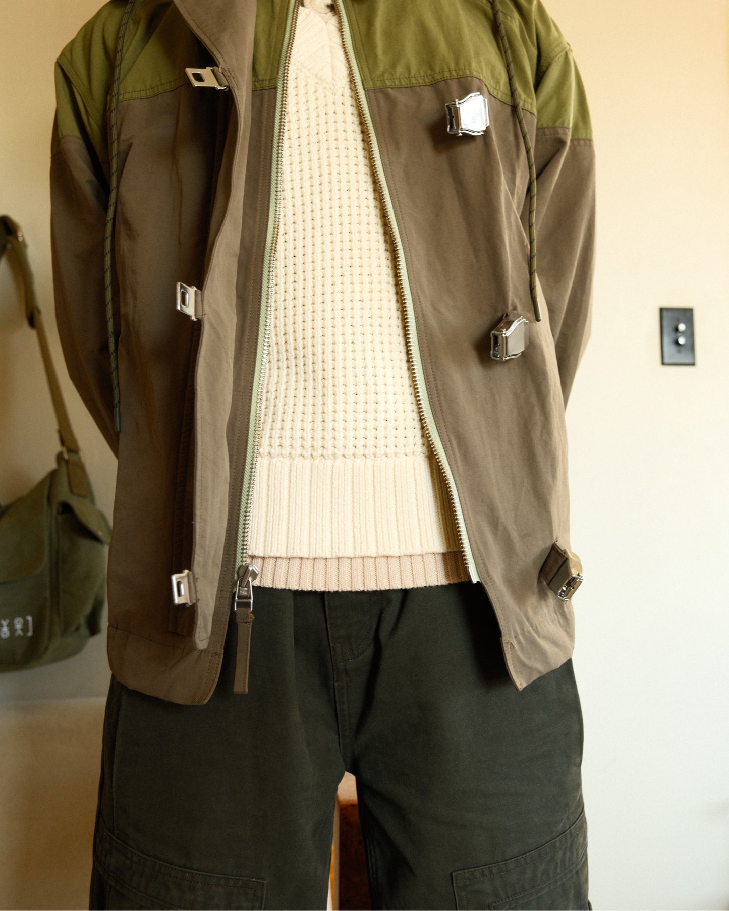Airplane Anorak - Olive/Forest
