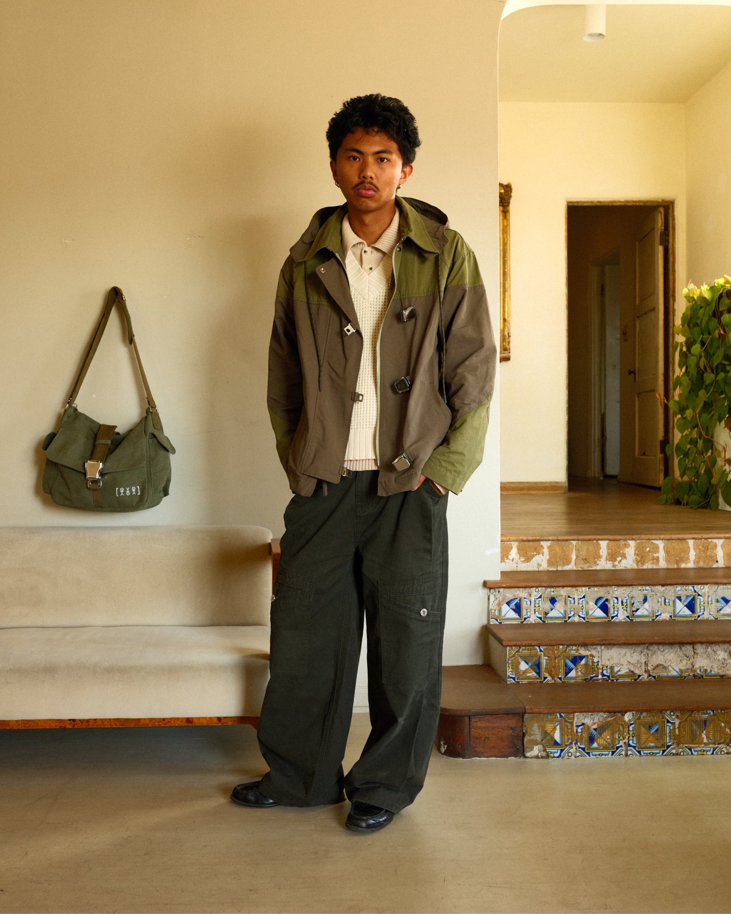 Airplane Anorak - Olive/Forest