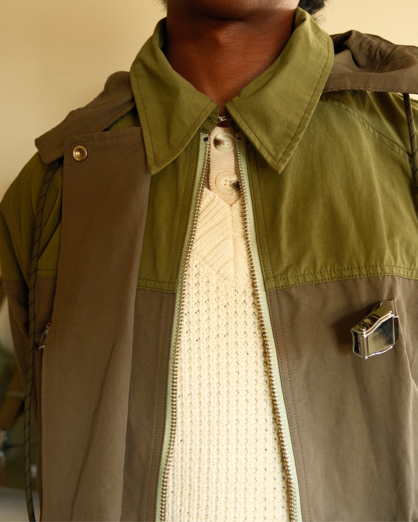 Airplane Anorak - Olive/Forest