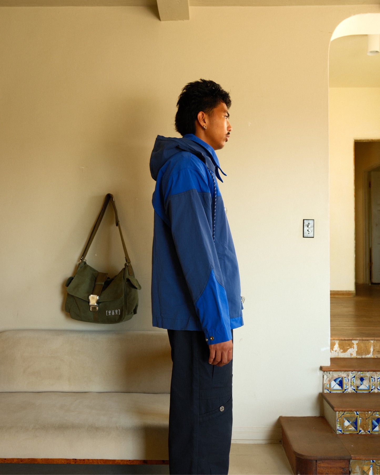 Airplane Anorak - Navy/Cobalt