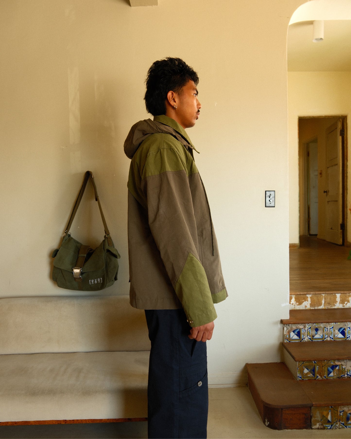 Airplane Anorak - Olive/Forest