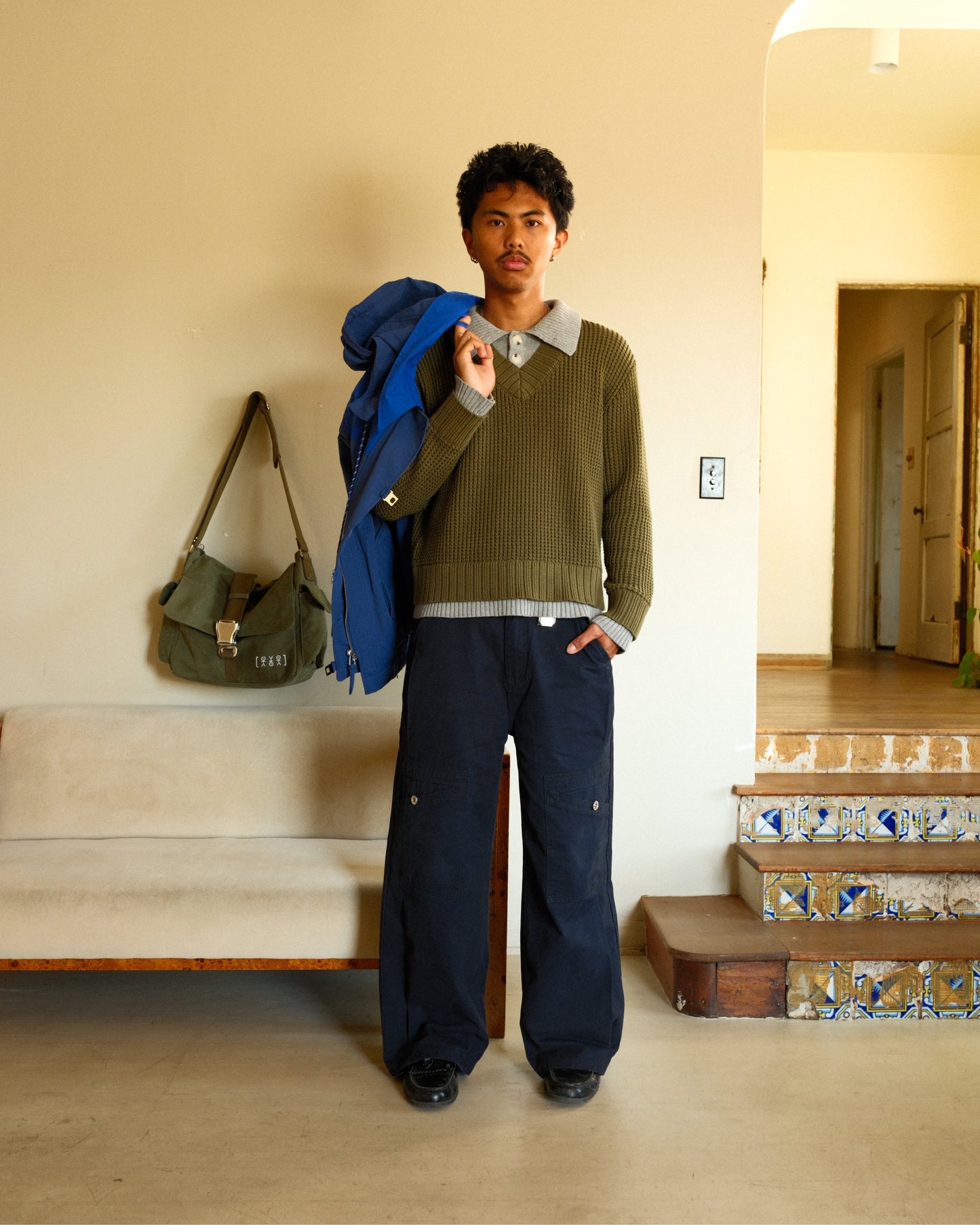Pleat Repleat Pant (Navy)