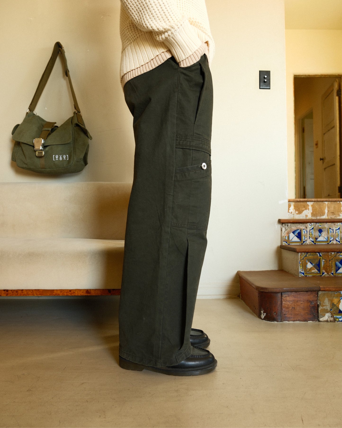 Pleat Repleat Pant (Olive)