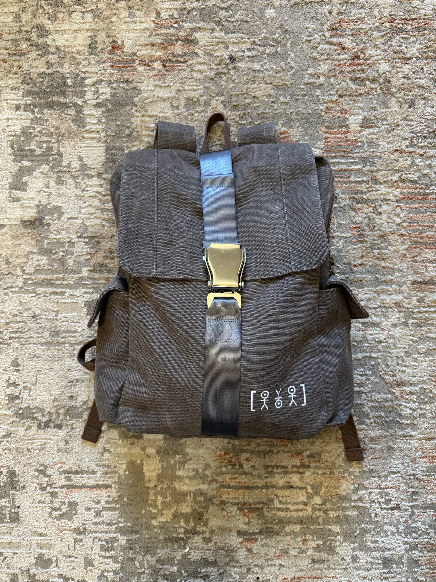 Airplane Cargo Backpack (Washed Grey)