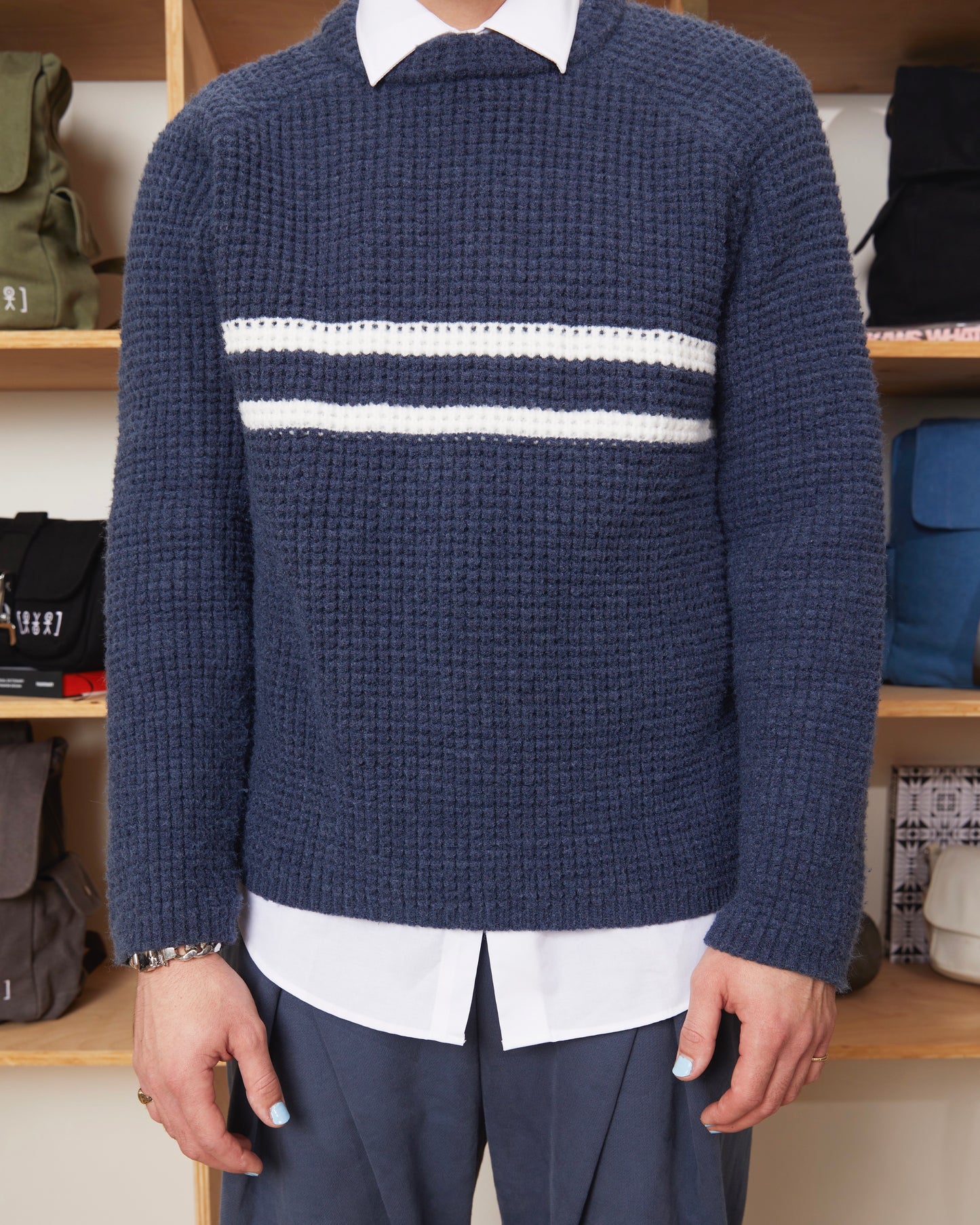 Directional Knit (Navy)