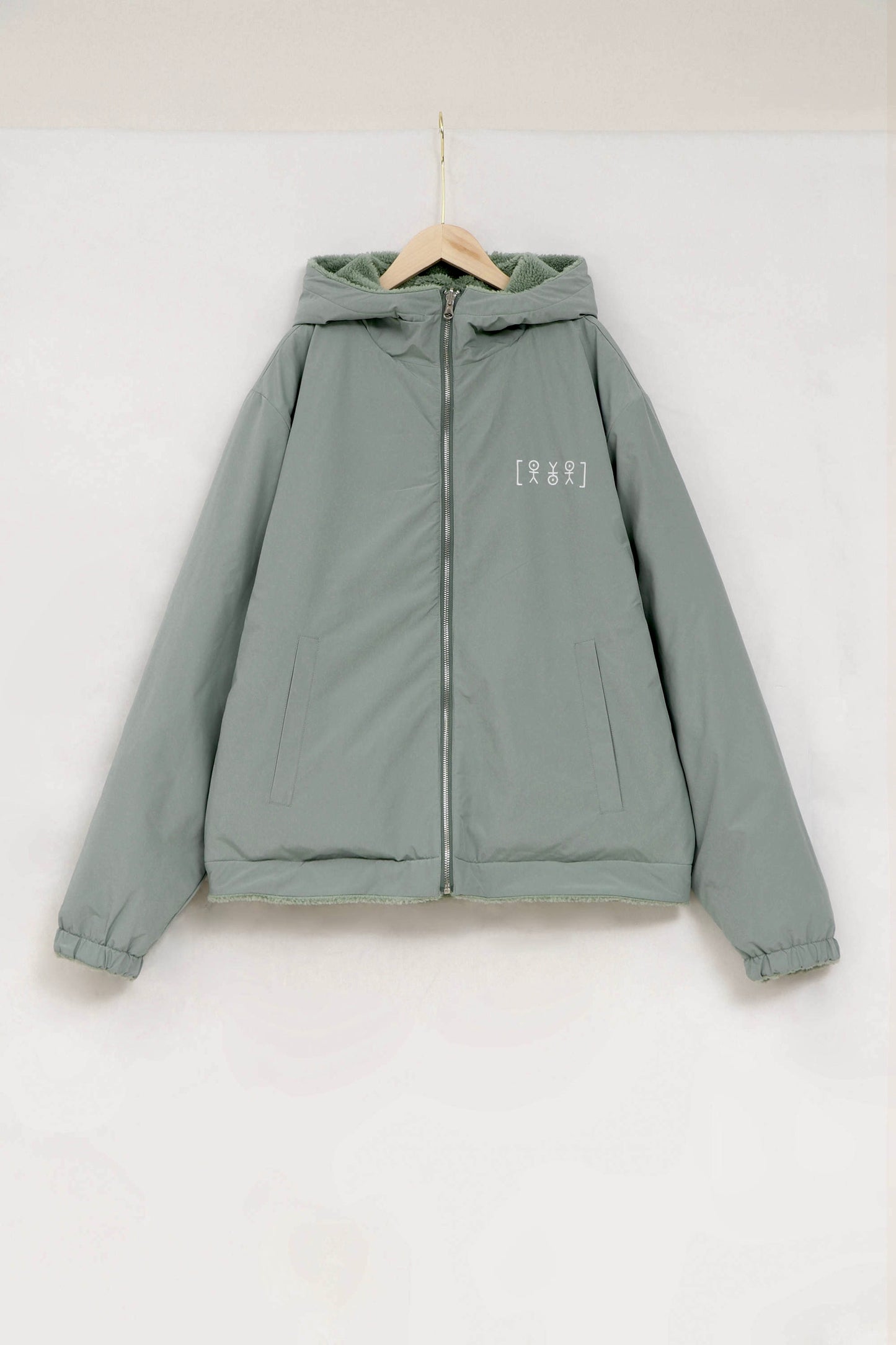 Two Tone Reversible Fleece Green (Galen Cason)