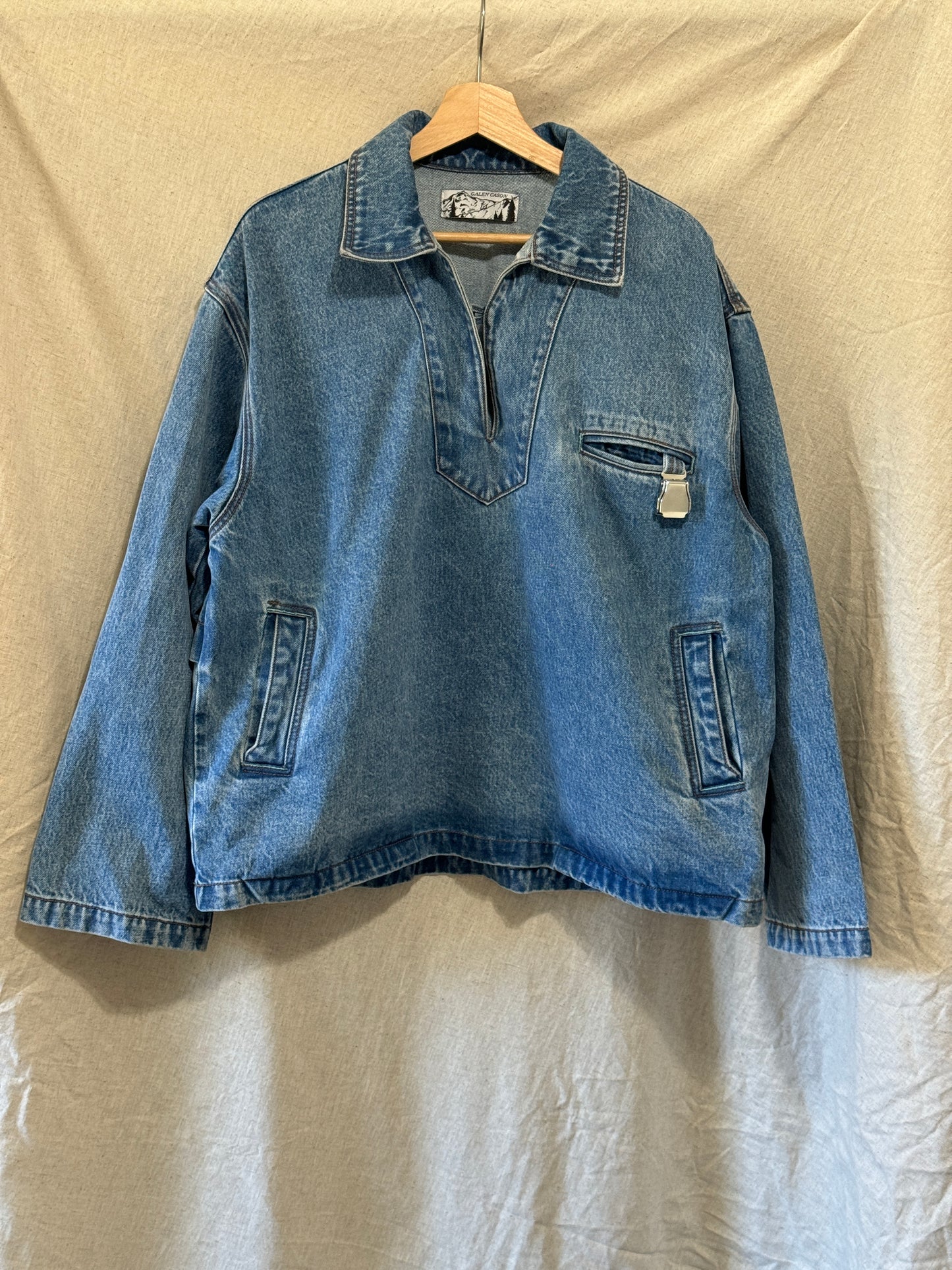 Garden Denim Pull Over (Blue)