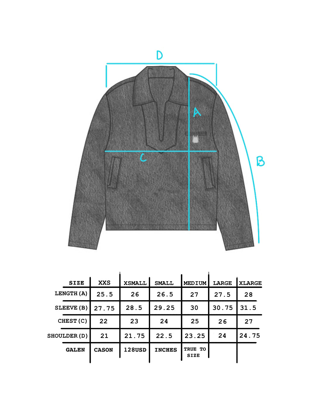 Garden Denim Pull Over (Blue)