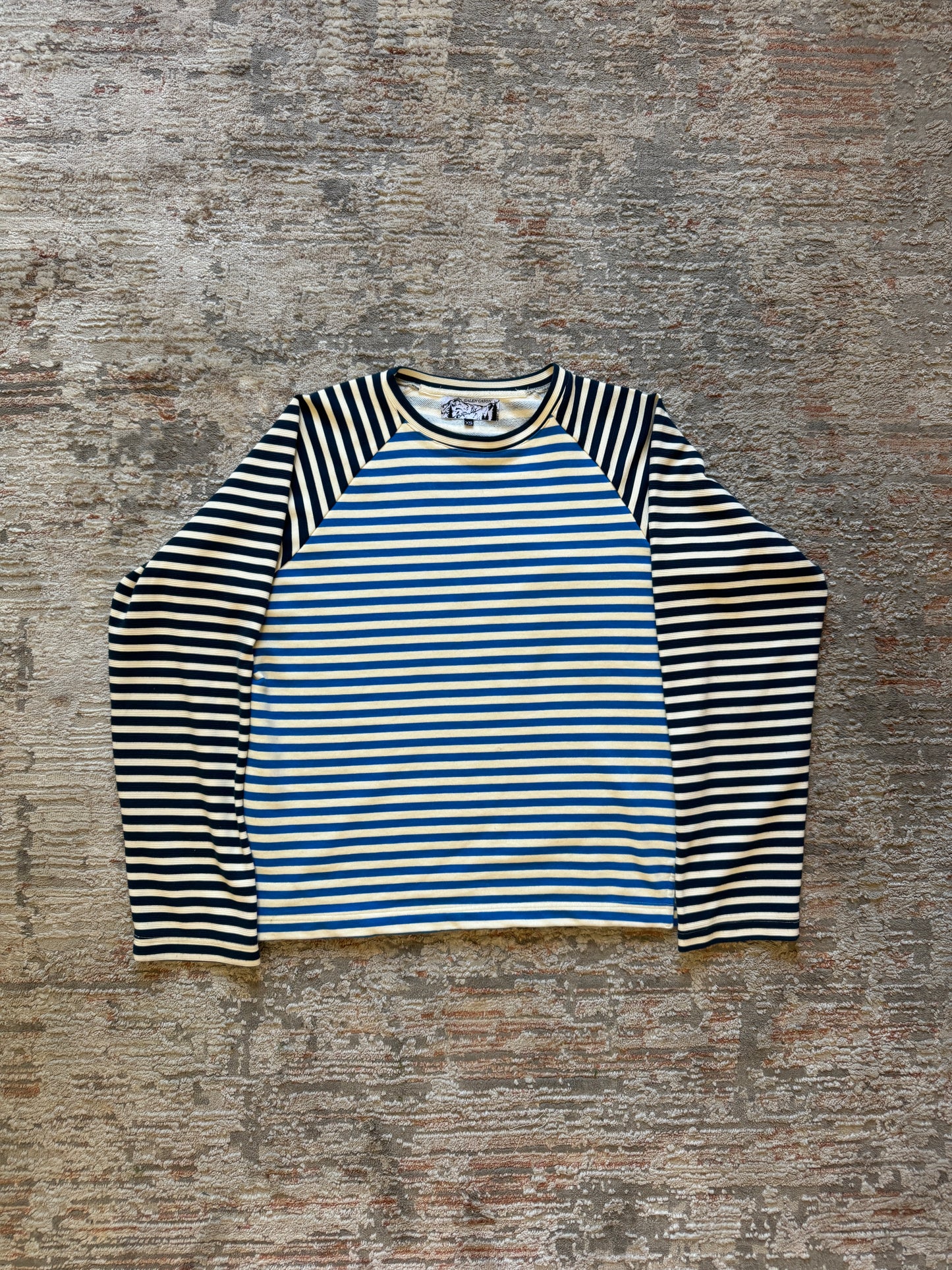 Terry Knit Mariner (Sky + Navy)