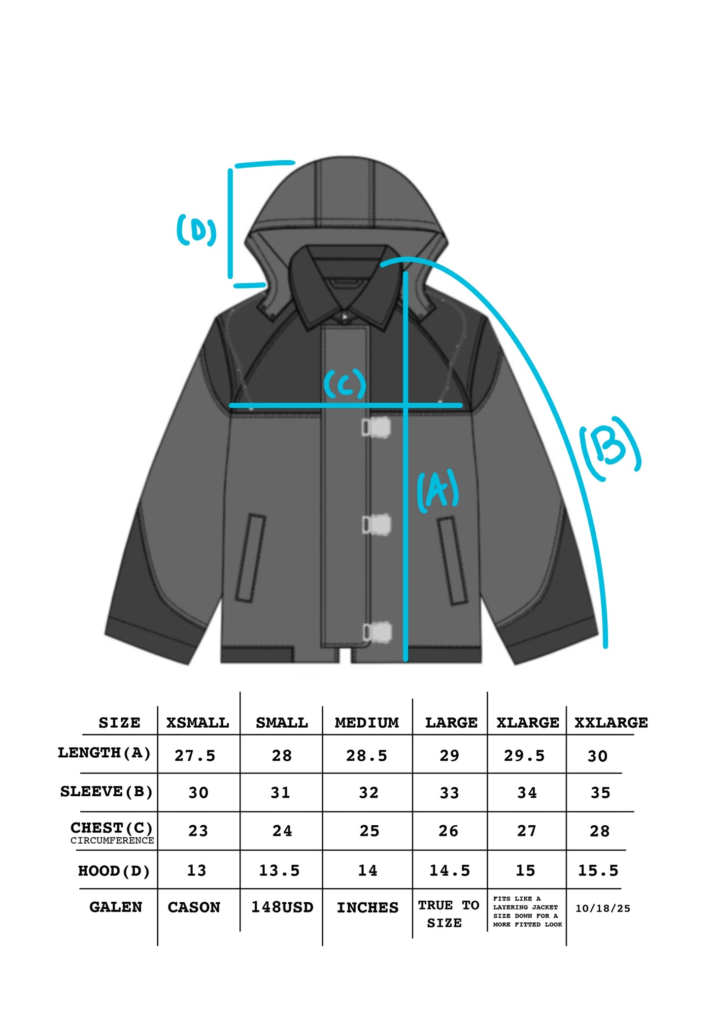 Airplane Anorak - Navy/Cobalt