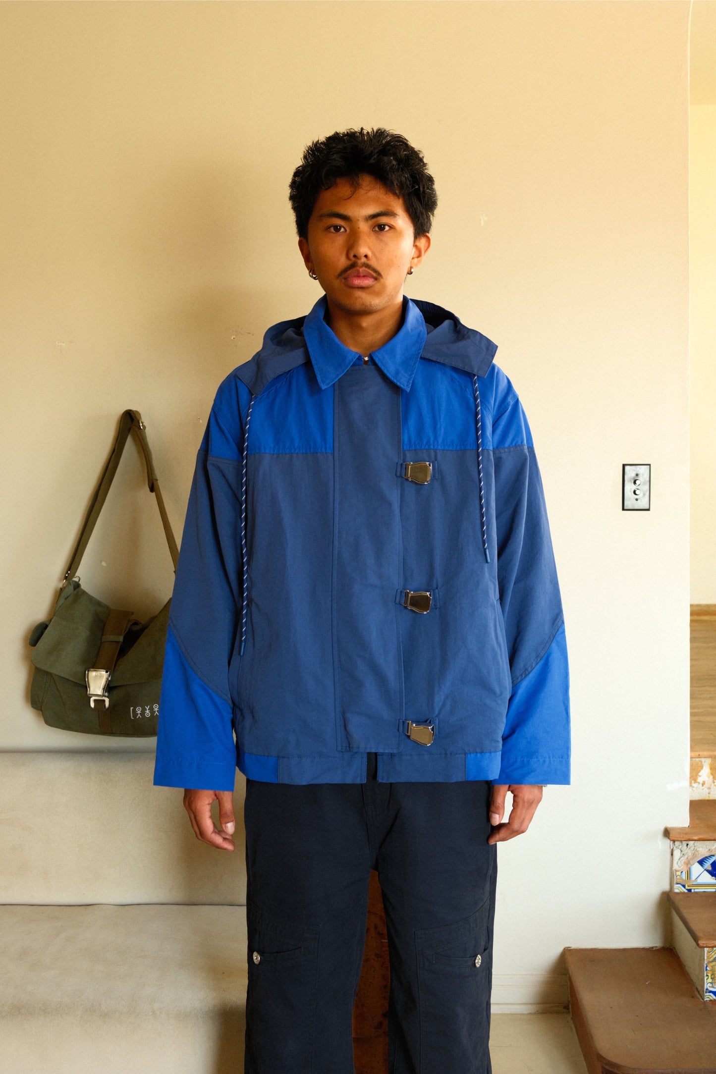 Airplane Anorak - Navy/Cobalt