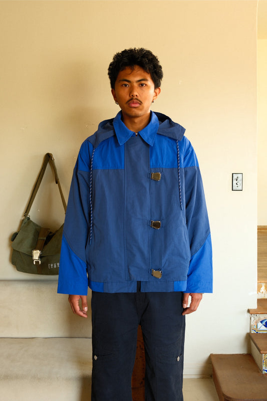 Airplane Anorak - Navy/Cobalt