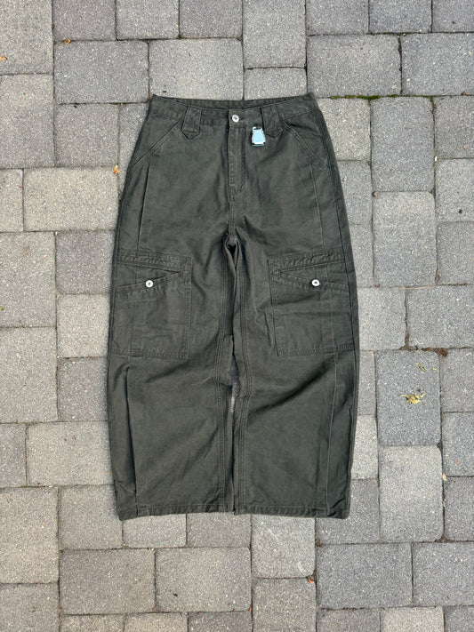 Pleat Repleat Pant (Olive)