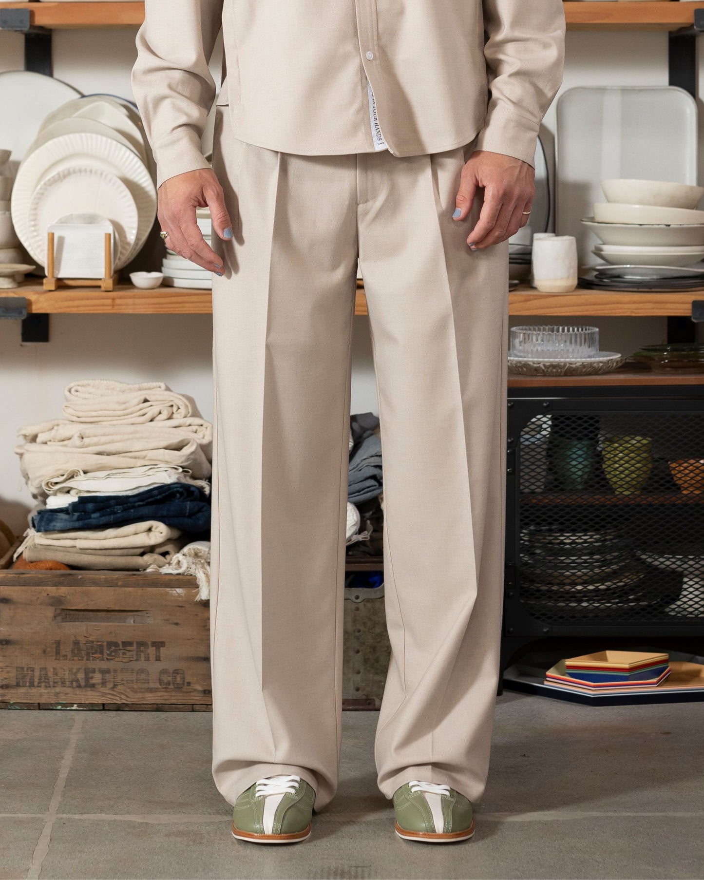 Directional Pant (Beige)