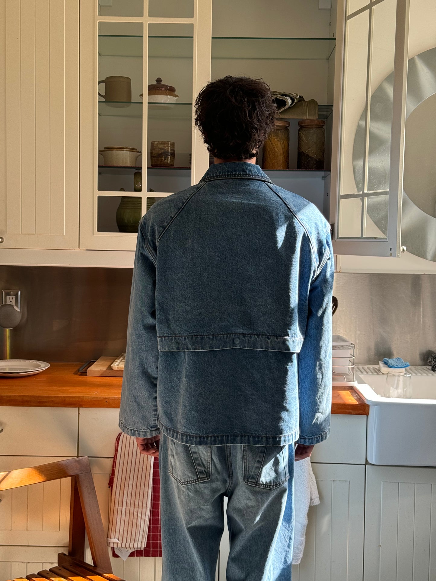 Garden Denim Pull Over (Blue)