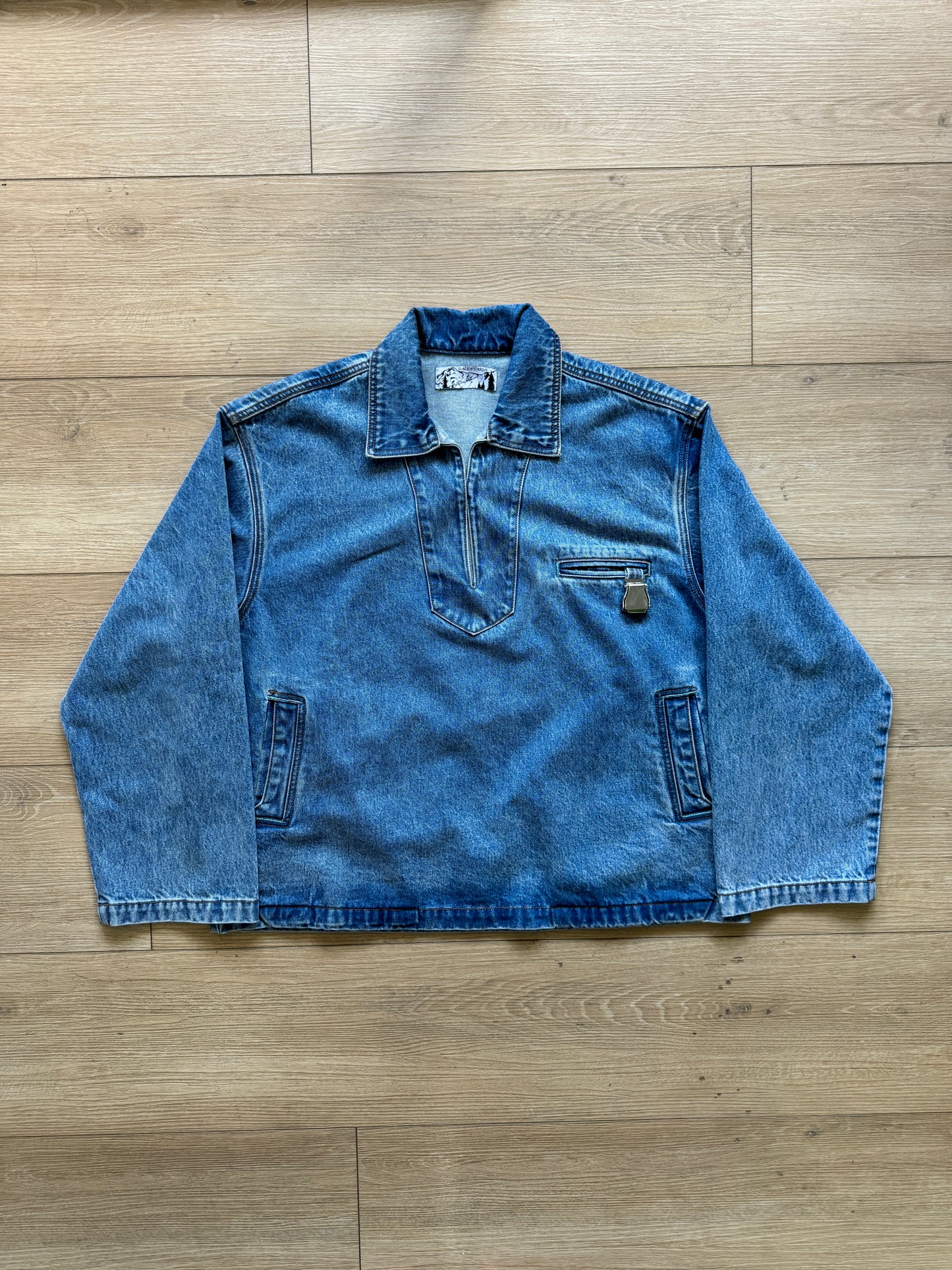 Garden Denim Pull Over (Blue)