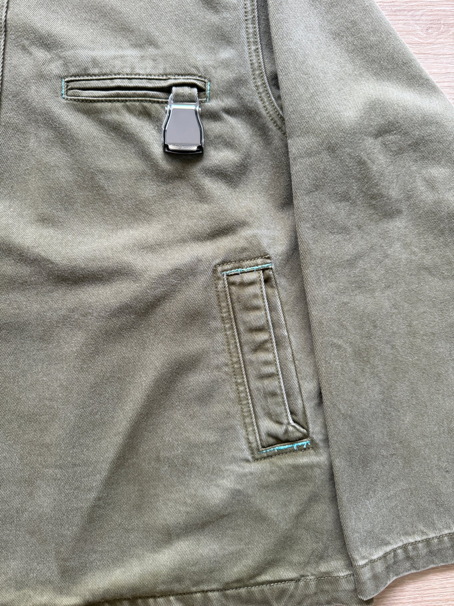 Garden Denim Pull Over (Olive)