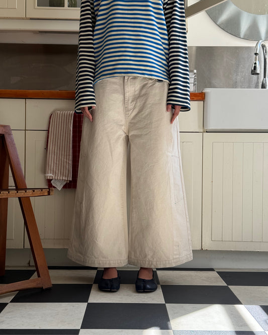 Capri (Pleat Repleat) Ecru