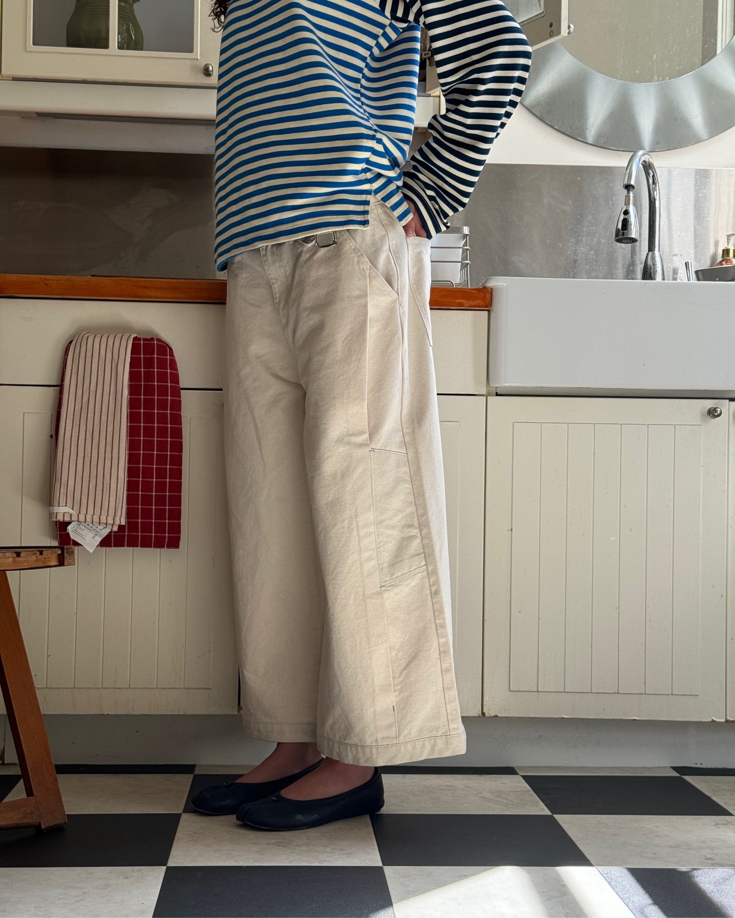 Capri (Pleat Repleat) Ecru