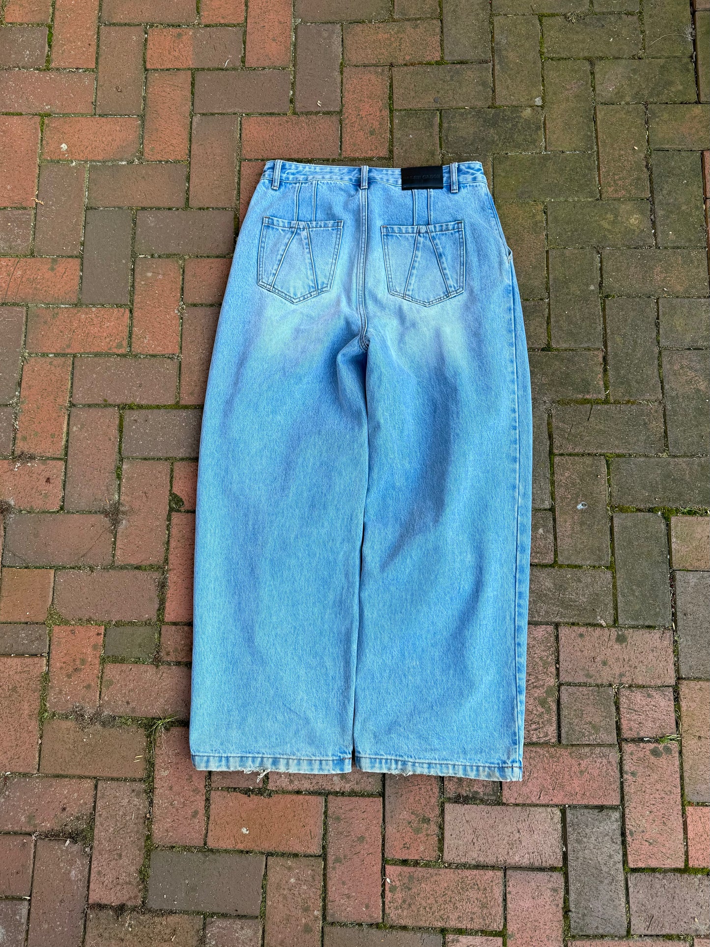 Everyday Denim (Pleated) Light Wash Blue