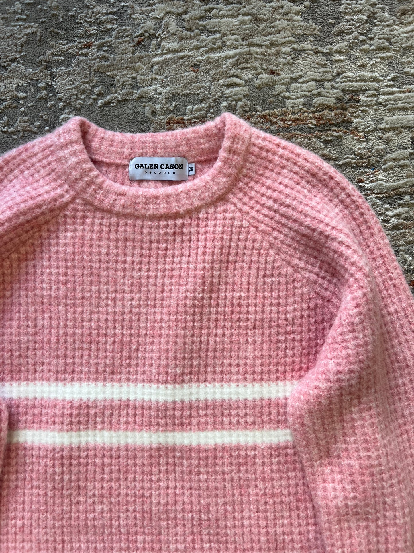 Directional Knit (Pink)(Oversized)