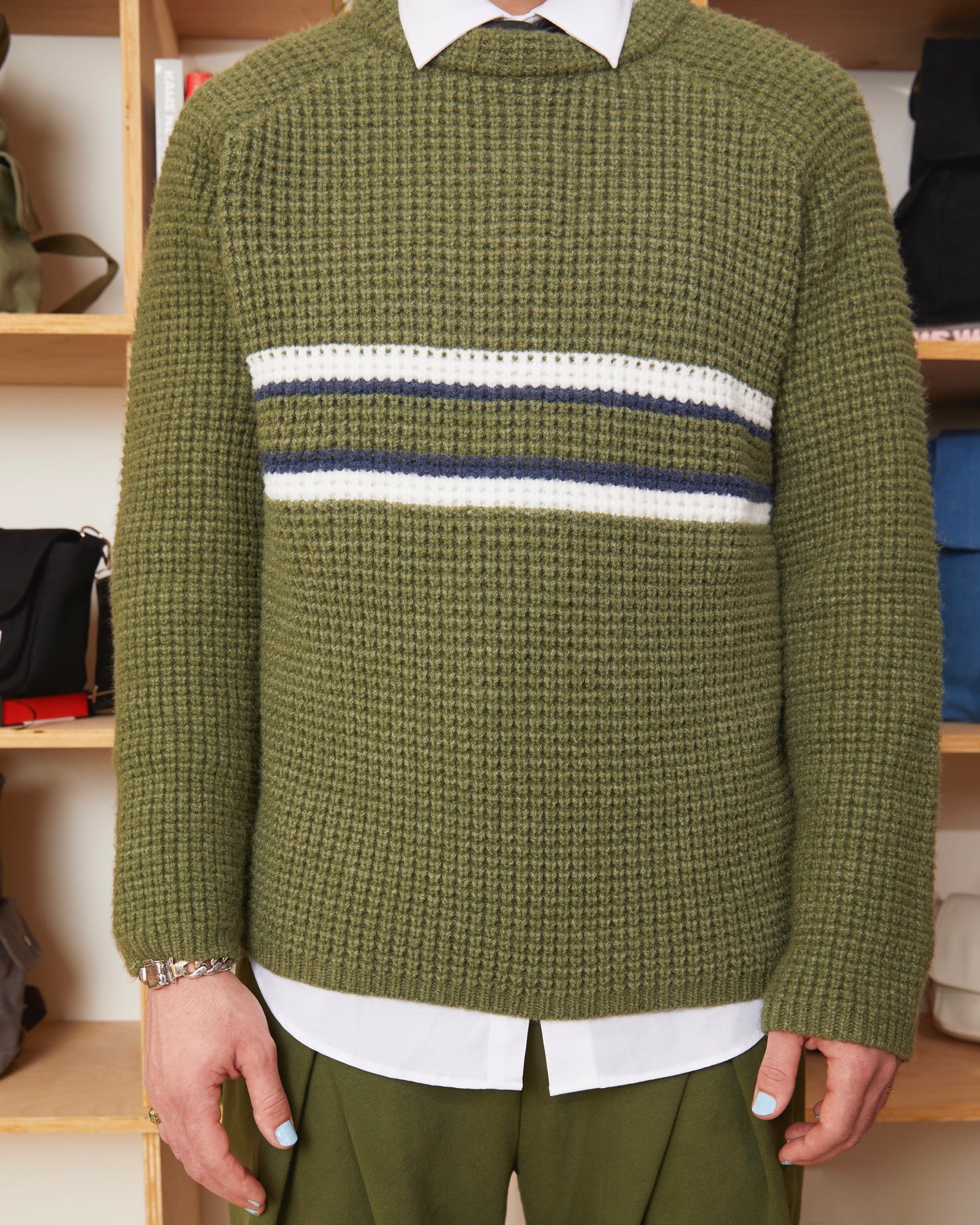 Directional Knit (Olive)