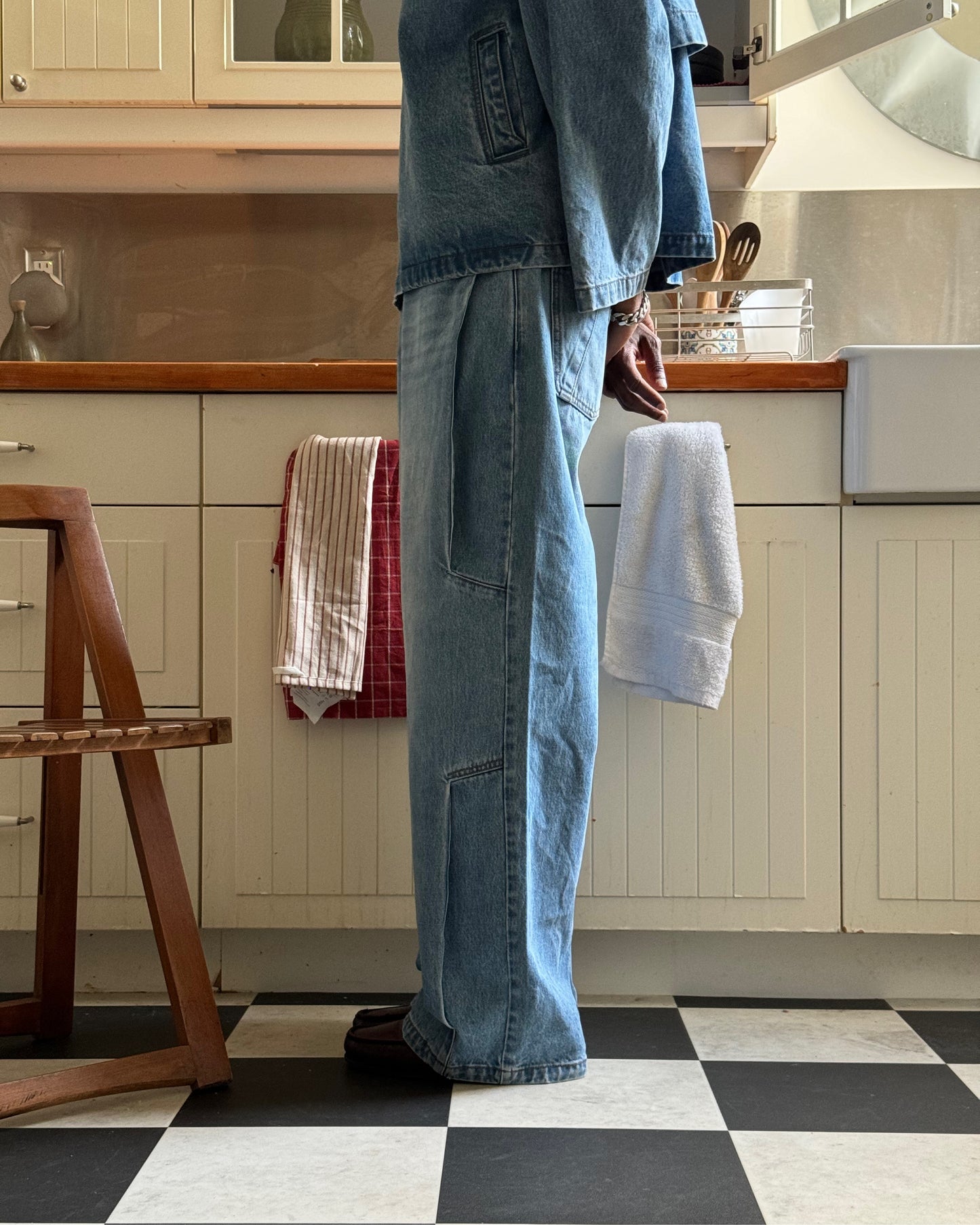 Pleat Repleat Jean Blue